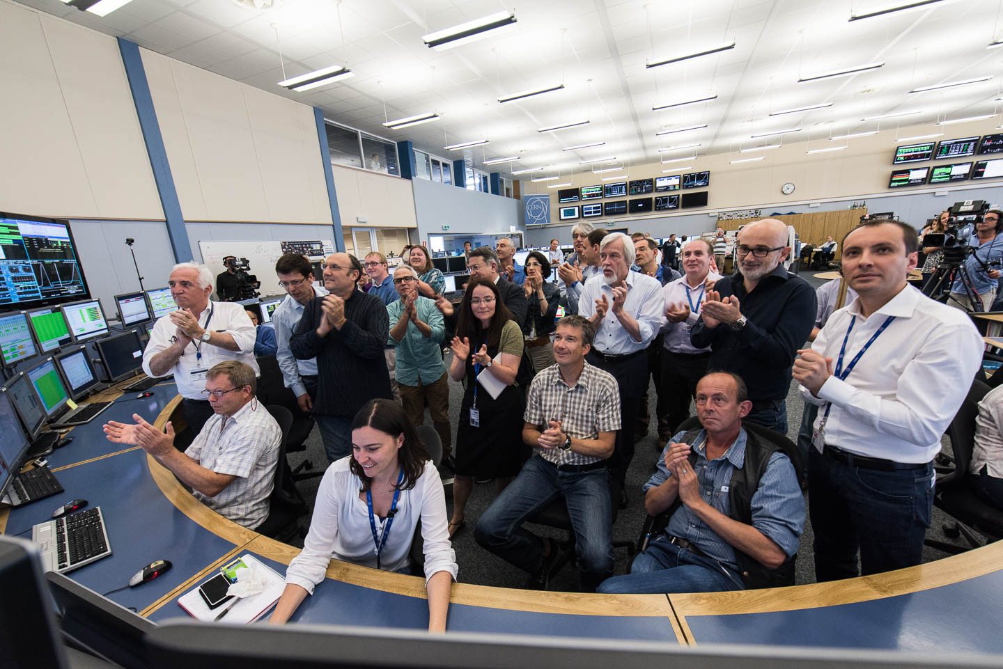 LHC experiments back in business at record energy