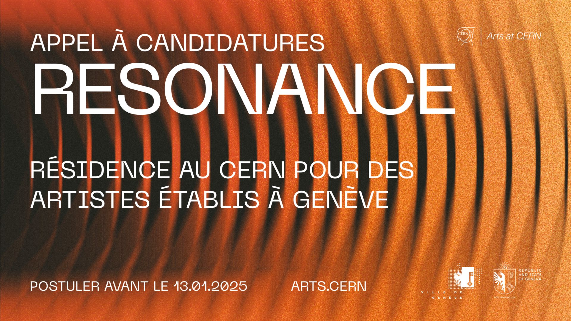 Affiche du nouveau programme Resonance (image : CERN)